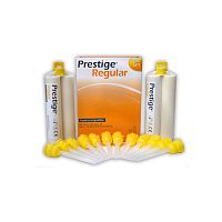 Silicone dental material Prestige® Regularfor dental restorationspre-coloredtemporary