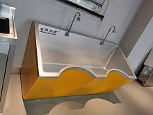 4-station surgical sink BF-SSstainless steelacrylicCorian®