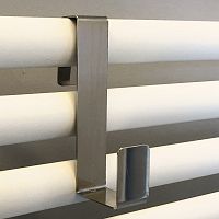 Contemporary coat hook SIDEchromeindividualbathroom