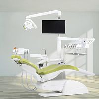 Dental treatment unit with chair NGwith monitorwith hygiene systemwith intraoral camera