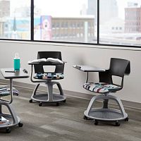 Contemporary chair SHORTCUTindoorpolypropylenetablet
