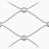 Stainless steel wire mesh for interiorfor exterior fittingsdiamond mesh