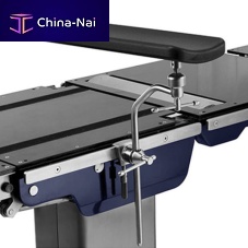 Surgical armrest adjustable