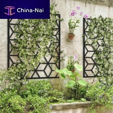 Green wall trellis CUBE : 1000-14painted metal