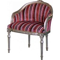 Louis XVI style armchair MARIE ANTOINETTE : 60001fabricwooden