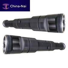 Twin-screw extrusion barrel