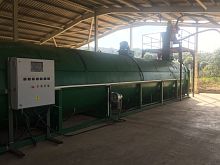 Rapid fermentation composting machine with odor control
