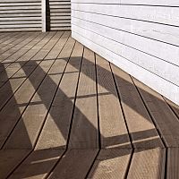 Solid wood deck board ITAUBAfor public spacefor boatfor public pool