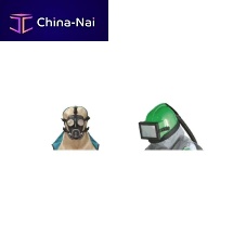 Blasting helmet filter