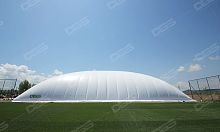 Tensile dome roofwith PVC membranefor public space