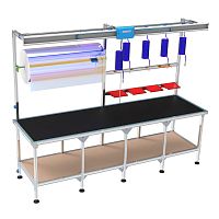 Aluminum workbench WBAfor workshopsassemblymobile