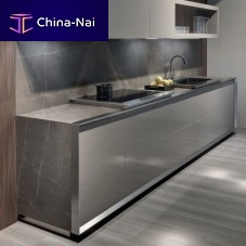 Contemporary kitchen MILANOwoodenglassstone
