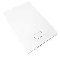Rectangular shower base PIATTO: 70 X 120 CM above floorextra-flatresin