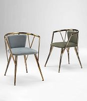 Contemporary chair ATLANTIS indoorfabricmetal