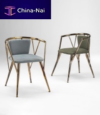 Contemporary chair ATLANTIS indoorfabricmetal