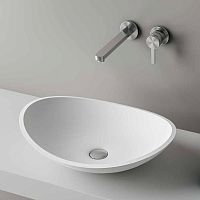 Countertop washbasin ATTICACorian®without holewithout overflow