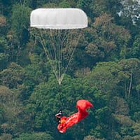 Rescue parachute PDA seriessingle place
