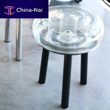 Contemporary stool FLOOFYpolyurethane3-leggedeco-friendly