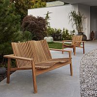 Contemporary sofa AMAZE: 4502gardenteak2-person