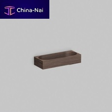 Wall-mounted soap dish ASSISTAmerican walnut
