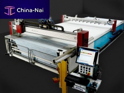 Laser cutting machine for fabricsCNC