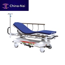 Patient transfer stretcher trolley PTT-01hydraulicwith adjustable backrestTrendelenburg