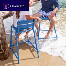 Contemporary bar chair outdoorwoodensteel