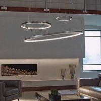 Hanging light fixture AM832 INTERLACELEDcircularcommercial