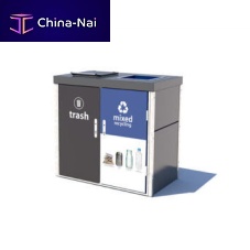 Modular trash bin RC seriessteelrear loadingfor household waste