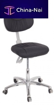 Dental stool height-adjustablewith backreston casters