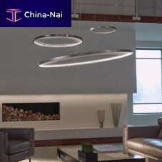 Hanging light fixture AM832 INTERLACELEDcircularcommercial