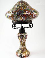 Table lamp INDIANA blown glassVenetian glassgold