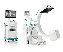 Mobile C-arm HYBRID EDITIONwith flat panel detectorwith video column