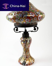 Table lamp INDIANA blown glassVenetian glassgold