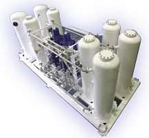 Pure hydrogen generation unit processon site