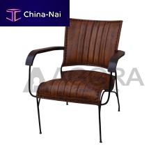 Traditional armchair CUBAleathermetalhandmade
