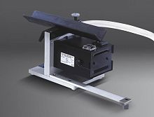 Plastic beveling machine metal plate