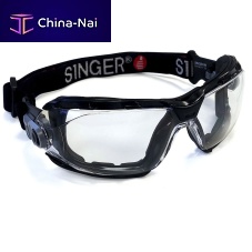 Polycarbonate safety glasses EVALASTEfoamwith anti-scratch coatinganti-fog coating