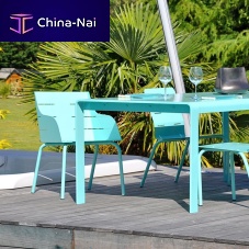 Contemporary chair BIRDoutdoorlacquered aluminumlacquered aluminum base