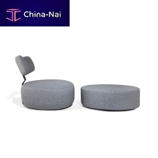 Contemporary fireside chair concretafabricaluminumstainless steel