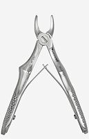 Pediatric dental extraction forceps 2600/101for upper incisorsEnglish pattern