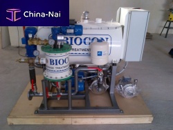 Wastewater treatment system BIOCONfor ships
