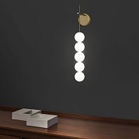 Contemporary wall light ABACUSindoorblown glassround