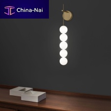 Contemporary wall light ABACUSindoorblown glassround