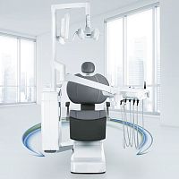 Electric dental chair Integofixedblueergonomic