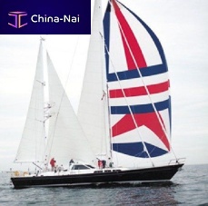 Cruising sailing yacht 65with open transomaluminumketch