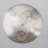 Contemporary ceiling light FANroundbrasshandmade