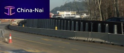 Protective barrier fixedconcretefor public spaces