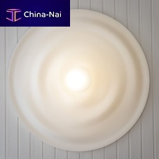 Contemporary wall light KALMindoorplasterround
