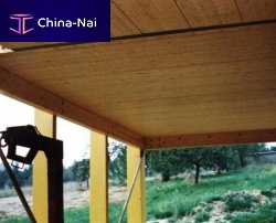 Glue-laminated wood beam ARCOLrectangularfor flooringframing